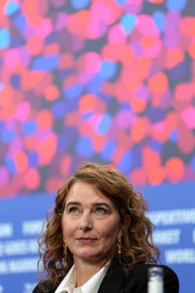 February 15, 2026, Berlin, Germany: Belgian director Anke Blonde attends a press conference for the film Dust during the 76th Berlin International Film Festival (Berlinale), which is Europe s first major film festival of the year, in Berlin. The festival runs from February 12 to 22, 2026. Berlin Germany - ZUMAf146 20260215_zip_f146_031 Copyright: xRouzbehxFouladix