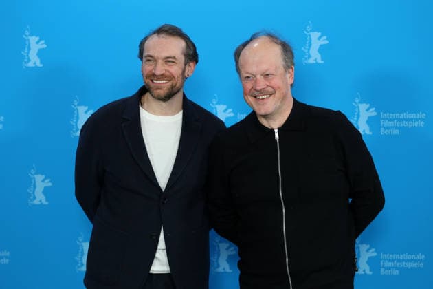 February 15, 2026, Berlin, Germany: French actor Arieh Worthalter and Belgian actor Jan Hammenecker pose for a photo call for the film Dust during the 76th Berlin International Film Festival (Berlinale), which is Europe s first major film festival of the year, in Berlin. The festival runs from February 12 to 22, 2026. Berlin Germany  - ZUMAf146 20260215_zip_f146_050 Copyright: xRouzbehxFouladix