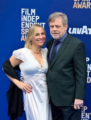 Chelsea Hamill and Mark Hamill attend the 41st annual Film Independent Spirit Awards at the Hollywood Palladium in Los Angeles on Sunday, February 15, 2026.  LAP20260215657 JIMxRUYMEN