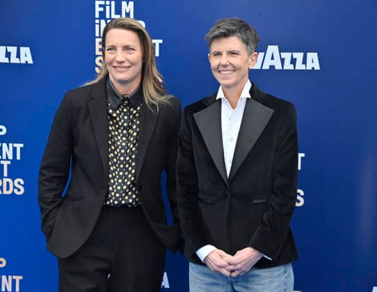 Stef Willen and Tig Notaro attend the 41st annual Film Independent Spirit Awards at the Hollywood Palladium in Los Angeles on Sunday, February 15, 2026.  LAP20260215606 JIMxRUYMEN