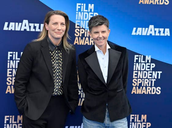 Stef Willen and Tig Notaro attend the 41st annual Film Independent Spirit Awards at the Hollywood Palladium in Los Angeles on Sunday, February 15, 2026.  LAP20260215607 JIMxRUYMEN