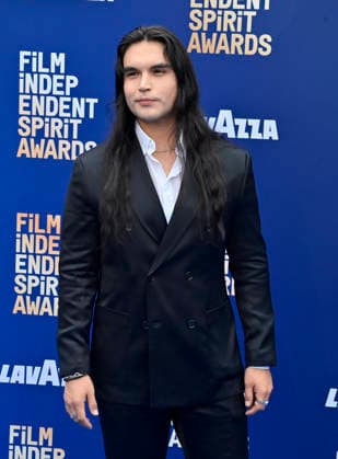 Joshua Odjick attends the 41st annual Film Independent Spirit Awards at the Hollywood Palladium in Los Angeles on Sunday, February 15, 2026.  LAP20260215609 JIMxRUYMEN