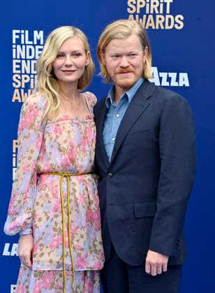 Kirsten Dunst and Jesse Plemons attend the 41st annual Film Independent Spirit Awards at the Hollywood Palladium in Los Angeles on Sunday, February 15, 2026.  LAP20260215666 JIMxRUYMEN