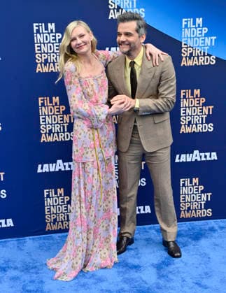 Kirsten Dunst and Wagner Moura attend the 41st annual Film Independent Spirit Awards at the Hollywood Palladium in Los Angeles on Sunday, February 15, 2026.  LAP20260215676 JIMxRUYMEN