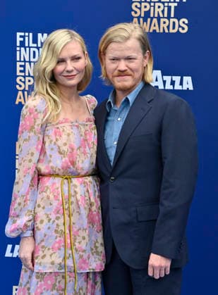 Kirsten Dunst and Jesse Plemons attend the 41st annual Film Independent Spirit Awards at the Hollywood Palladium in Los Angeles on Sunday, February 15, 2026.  LAP20260215667 JIMxRUYMEN