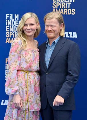 Kirsten Dunst and Jesse Plemons attend the 41st annual Film Independent Spirit Awards at the Hollywood Palladium in Los Angeles on Sunday, February 15, 2026.  LAP20260215668 JIMxRUYMEN