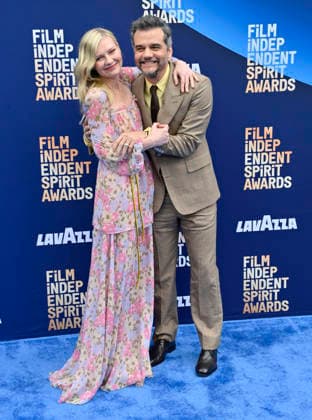 Kirsten Dunst and Wagner Moura attend the 41st annual Film Independent Spirit Awards at the Hollywood Palladium in Los Angeles on Sunday, February 15, 2026.  LAP20260215675 JIMxRUYMEN