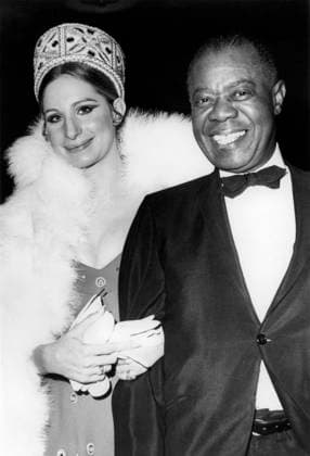 RECORD DATE NOT STATED Barbra Streisand and Louis Armstrong attend the New York premiere of Hello, Dolly! at the Rivoli Theatre December 16, 1969 ** B.D.M. EDITORIAL USE ONLY  Copyright: x