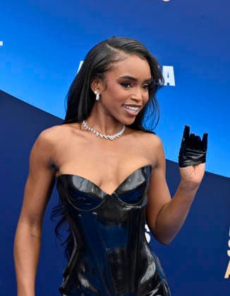 Lovie Simone attends the 41st annual Film Independent Spirit Awards at the Hollywood Palladium in Los Angeles on Sunday, February 15, 2026.  LAP20260215693 JIMxRUYMEN