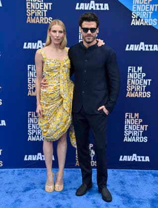 Dree Hemingway and François Arnaud attend the 41st annual Film Independent Spirit Awards at the Hollywood Palladium in Los Angeles on Sunday, February 15, 2026.  LAP20260215699 JIMxRUYMEN