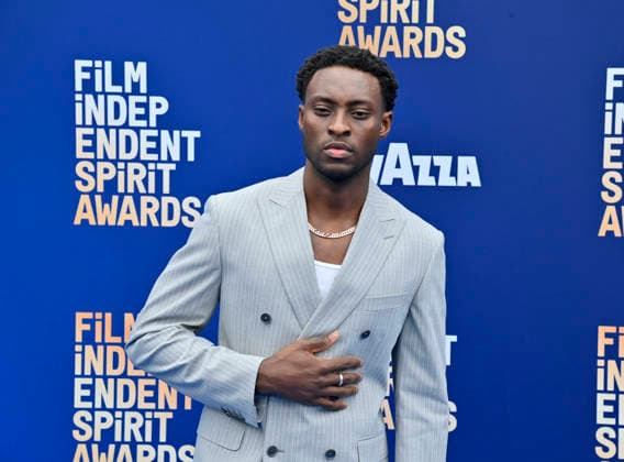 Ernest Kingsley Junior attends the 41st annual Film Independent Spirit Awards at the Hollywood Palladium in Los Angeles on Sunday, February 15, 2026.  LAP20260215701 JIMxRUYMEN