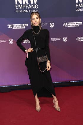 Cathy Hummels beim NRW Empfang am 15.02.2026 im Rahmen der 76. Berlinale in Berlin NRW Berlinale Empfang in Berlin
