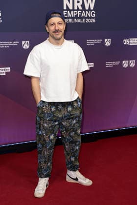 Fahri Yardim beim NRW Empfang am 15.02.2026 im Rahmen der 76. Berlinale in Berlin NRW Berlinale Empfang in Berlin