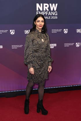 Pegah Ferydoni beim NRW Empfang am 15.02.2026 im Rahmen der 76. Berlinale in Berlin NRW Berlinale Empfang in Berlin