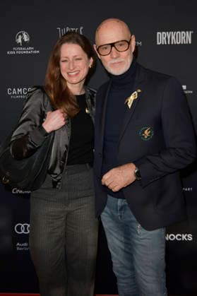 Tina Rottensteiner und Simon Licht beim Charity-Event Cancel Cancer im Rahmen der Berlinale 2026 in der Fabrik 23. Berlin, 15.02.2026