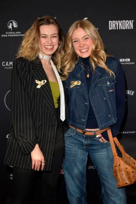 Chiara Tews mit Gast beim Charity-Event Cancel Cancer im Rahmen der Berlinale 2026 in der Fabrik 23. Berlin, 15.02.2026