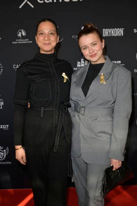 Shaolyn Fernandez und Julia Wiedemann beim Charity-Event Cancel Cancer im Rahmen der Berlinale 2026 in der Fabrik 23. Berlin, 15.02.2026