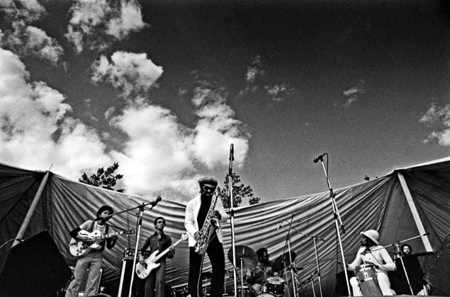 RECORD DATE NOT STATED Sonny Rollins photographed in New Paltz, New York during an outdoor concert circa 1970s EDITORIAL USE ONLY  Copyright: KenxShungx
