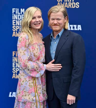 Kirsten Dunst and Jesse Plemons attend the 41st annual Film Independent Spirit Awards at the Hollywood Palladium in Los Angeles on Sunday, February 15, 2026.  LAP20260215803 JIMxRUYMEN