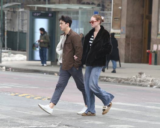 Daughter of Brooke Shields Grier Henchy and her boyfriend seen out in the West Village Featuring: Grier Henchy Where: New York, New York, United States When: 15 Feb 2026 Credit: Rob Davis INSTARimages EDITORIAL USE ONLY. NOT FOR USE BY NEWSPAPERS BASED IN THE UK. Copyright: xx instar55473948