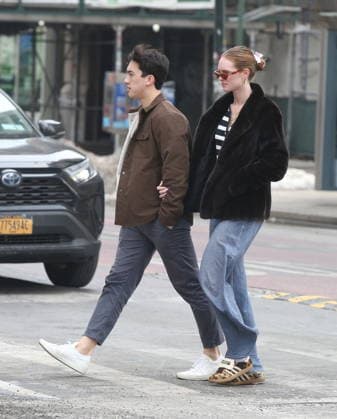 Daughter of Brooke Shields Grier Henchy and her boyfriend seen out in the West Village Featuring: Grier Henchy Where: New York, New York, United States When: 15 Feb 2026 Credit: Rob Davis INSTARimages EDITORIAL USE ONLY. NOT FOR USE BY NEWSPAPERS BASED IN THE UK. Copyright: xx instar55473950