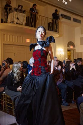 February 15, 2026, New York, New York, USA: A model walks the runway during the Diana Mahrach Couture FW26 show at New York Fashion Week in New York City. New York USA  - ZUMAs237 20260215_aap_s237_012 Copyright: xMarkxJ.xSullivanx