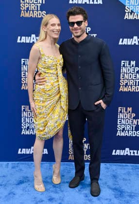 Dree Hemingway and Franois Arnaud attend the 41st annual Film Independent Spirit Awards at the Hollywood Palladium in Los Angeles on Sunday, February 15, 2026.  LAP20260215831 JIMxRUYMEN