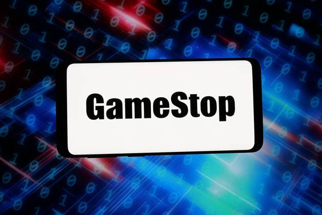 February 9, 2026, Germany: In this photo illustration, the logo of US video game retail company GameStop Corp. is displayed on a smartphone in front of abstract background on computer screen. Germany - ZUMAs197 20260209_aaa_s197_456 Copyright: xTimonxSchneiderx