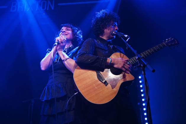 Melanie Pain performing at Hootananny in Brixton, London LONDON, ENGLAND - FEBRUARY 15: Melanie Pain and Brian Lopez performing at Hootananny, Brixton on February 15, 2026 in London, England. CAP MAR MAR Great Britain Copyright: xMartinxHarris CapitalxPicturesx
