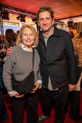 Maren Kroymann und Sebastian Schwarz zu Gast auf dem NRW Empfang auf der 76.Berlinale 2026 in der Vertretung des Landes Nordrhein-Westfalen beim Bund,am Sonntag 15.02.2026 in Berlin Berlin Deutschland