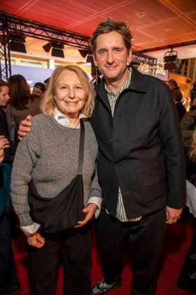 Maren Kroymann und Sebastian Schwarz zu Gast auf dem NRW Empfang auf der 76.Berlinale 2026 in der Vertretung des Landes Nordrhein-Westfalen beim Bund,am Sonntag 15.02.2026 in Berlin Berlin Deutschland
