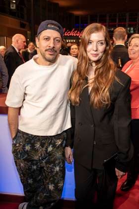 Fahri YardÄ±m und Pheline Roggan zu Gast auf dem NRW Empfang auf der 76.Berlinale 2026 in der Vertretung des Landes Nordrhein-Westfalen beim Bund,am Sonntag 15.02.2026 in Berlin Berlin Deutschland