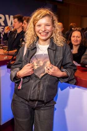 Luisa-Celine Gaffron zu Gast auf dem NRW Empfang auf der 76.Berlinale 2026 in der Vertretung des Landes Nordrhein-Westfalen beim Bund,am Sonntag 15.02.2026 in Berlin Berlin Deutschland