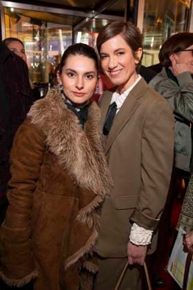 Romina Kueper und Isabell Horn zu Gast auf dem NRW Empfang auf der 76.Berlinale 2026 in der Vertretung des Landes Nordrhein-Westfalen beim Bund,am Sonntag 15.02.2026 in Berlin Berlin Deutschland
