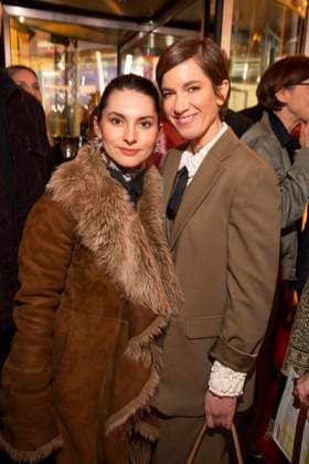 Romina Kueper und Isabell Horn zu Gast auf dem NRW Empfang auf der 76.Berlinale 2026 in der Vertretung des Landes Nordrhein-Westfalen beim Bund,am Sonntag 15.02.2026 in Berlin Berlin Deutschland