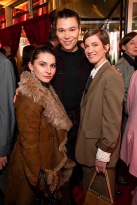 Romina Kueper, Helge Mark Lodder und Isabell Horn zu Gast auf dem NRW Empfang auf der 76.Berlinale 2026 in der Vertretung des Landes Nordrhein-Westfalen beim Bund,am Sonntag 15.02.2026 in Berlin Berlin Deutschland