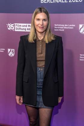 Nele Mueller-Stoefen zu Gast auf dem NRW Empfang auf der 76.Berlinale 2026 in der Vertretung des Landes Nordrhein-Westfalen beim Bund,am Sonntag 15.02.2026 in Berlin Berlin Deutschland