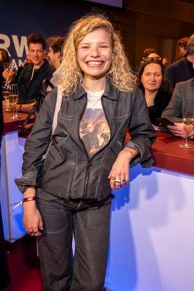 Luisa-Celine Gaffron zu Gast auf dem NRW Empfang auf der 76.Berlinale 2026 in der Vertretung des Landes Nordrhein-Westfalen beim Bund,am Sonntag 15.02.2026 in Berlin Berlin Deutschland