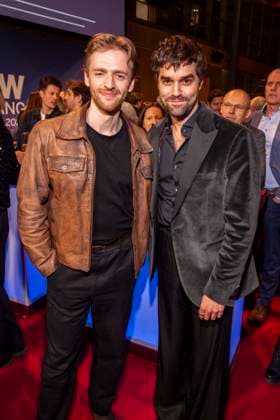 Timur Batels und Maximilian Befort zu Gast auf dem NRW Empfang auf der 76.Berlinale 2026 in der Vertretung des Landes Nordrhein-Westfalen beim Bund,am Sonntag 15.02.2026 in Berlin Berlin Deutschland