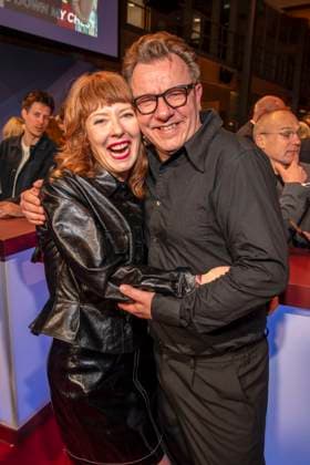 Sarah Bauerett und Ronald Kukulies zu Gast auf dem NRW Empfang auf der 76.Berlinale 2026 in der Vertretung des Landes Nordrhein-Westfalen beim Bund,am Sonntag 15.02.2026 in Berlin Berlin Deutschland