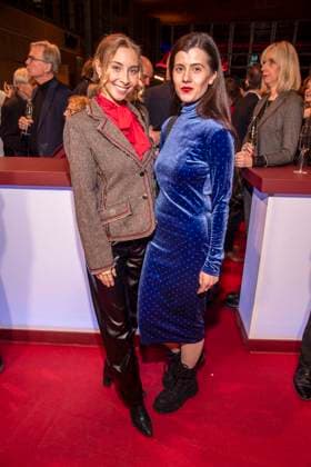 Julie Deluz und Loredana Linglauf zu Gast auf dem NRW Empfang auf der 76.Berlinale 2026 in der Vertretung des Landes Nordrhein-Westfalen beim Bund,am Sonntag 15.02.2026 in Berlin Berlin Deutschland