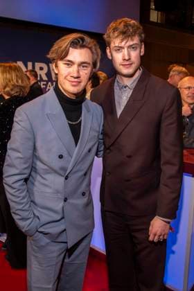 Alessandro Schuster und Max Kruk zu Gast auf dem NRW Empfang auf der 76.Berlinale 2026 in der Vertretung des Landes Nordrhein-Westfalen beim Bund,am Sonntag 15.02.2026 in Berlin Berlin Deutschland