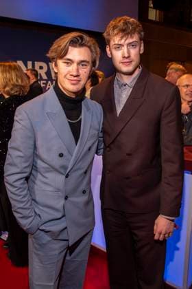 Alessandro Schuster und Max Kruk zu Gast auf dem NRW Empfang auf der 76.Berlinale 2026 in der Vertretung des Landes Nordrhein-Westfalen beim Bund,am Sonntag 15.02.2026 in Berlin Berlin Deutschland