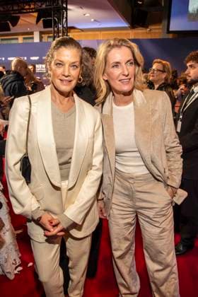 Maria Furtwaengler mit Marie Baeumer zu Gast auf dem NRW Empfang auf der 76.Berlinale 2026 in der Vertretung des Landes Nordrhein-Westfalen beim Bund,am Sonntag 15.02.2026 in Berlin Berlin Deutschland