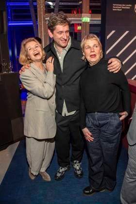 Annette Frier, Sebastian Schwarz und Cordula Stratmann zu Gast auf dem NRW Empfang auf der 76.Berlinale 2026 in der Vertretung des Landes Nordrhein-Westfalen beim Bund,am Sonntag 15.02.2026 in Berlin Berlin Deutschland