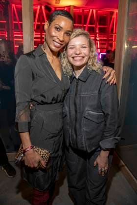 Annabelle Mandeng und Luisa-Celine Gaffron zu Gast auf dem NRW Empfang auf der 76.Berlinale 2026 in der Vertretung des Landes Nordrhein-Westfalen beim Bund,am Sonntag 15.02.2026 in Berlin Berlin Deutschland