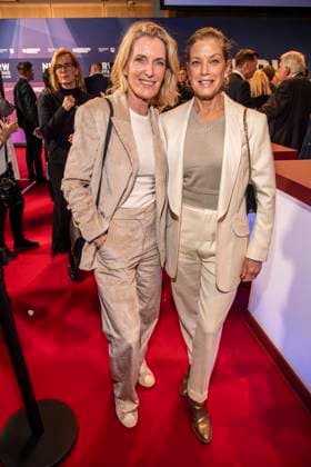 Maria Furtwaengler mit Marie Baeumer zu Gast auf dem NRW Empfang auf der 76.Berlinale 2026 in der Vertretung des Landes Nordrhein-Westfalen beim Bund,am Sonntag 15.02.2026 in Berlin Berlin Deutschland