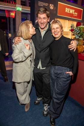 Annette Frier, Sebastian Schwarz und Cordula Stratmann zu Gast auf dem NRW Empfang auf der 76.Berlinale 2026 in der Vertretung des Landes Nordrhein-Westfalen beim Bund,am Sonntag 15.02.2026 in Berlin Berlin Deutschland
