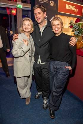 Annette Frier, Sebastian Schwarz und Cordula Stratmann zu Gast auf dem NRW Empfang auf der 76.Berlinale 2026 in der Vertretung des Landes Nordrhein-Westfalen beim Bund,am Sonntag 15.02.2026 in Berlin Berlin Deutschland