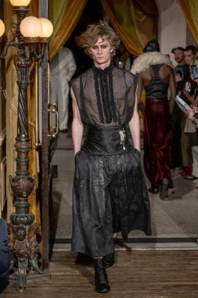 Zaldy - Runway - February 2026 New York Fashion Week, New York, USA - 15 Feb 2026 A model walks the runway at the Zaldy fashion show during New York Fashion Week at Hotel Chelsea on February 15, 2026 in New York City. New York United States Copyright: xRonxAdarx xSOPAxImagesx _radar_zaldy_20260215_02938